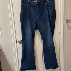Kut from the Kloth Women's Boot Cut Jeans - Dark Blue